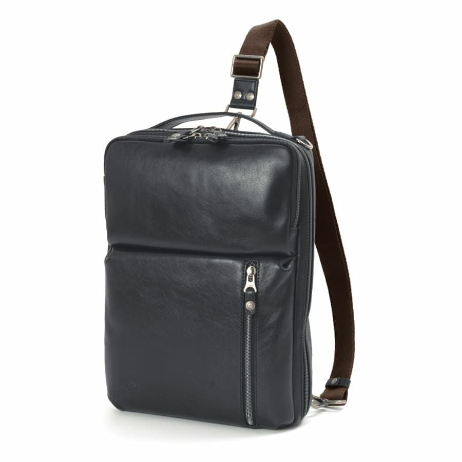 DOUBLES 3WAYリュックサック 牛革×ポリエステル KWW-1346