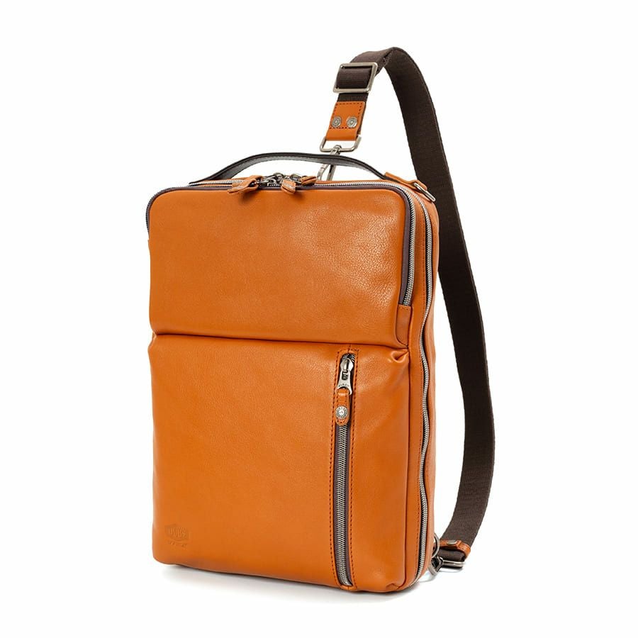 DOUBLES 3WAYリュックサック 牛革×ポリエステル KWW-1346