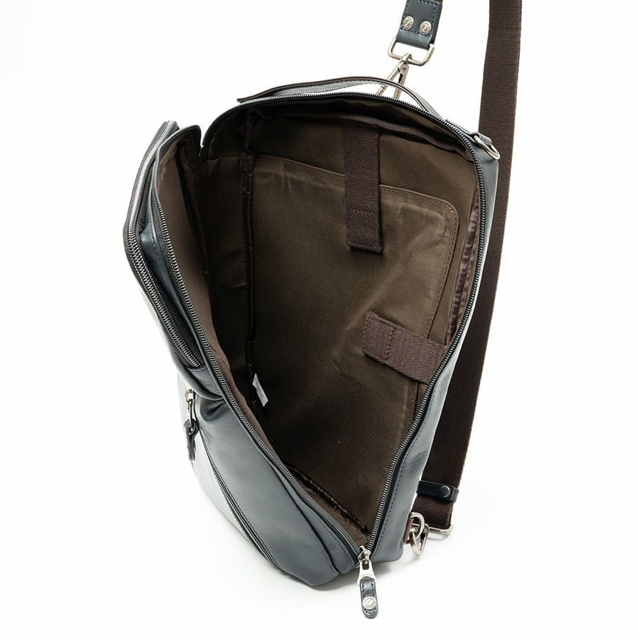 DOUBLES 3WAYリュックサック 牛革×ポリエステル KWW-1346