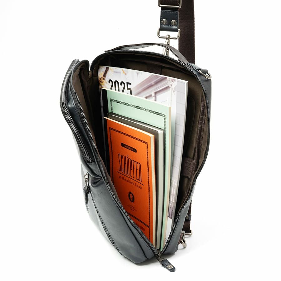 DOUBLES 3WAYリュックサック 牛革×ポリエステル KWW-1346