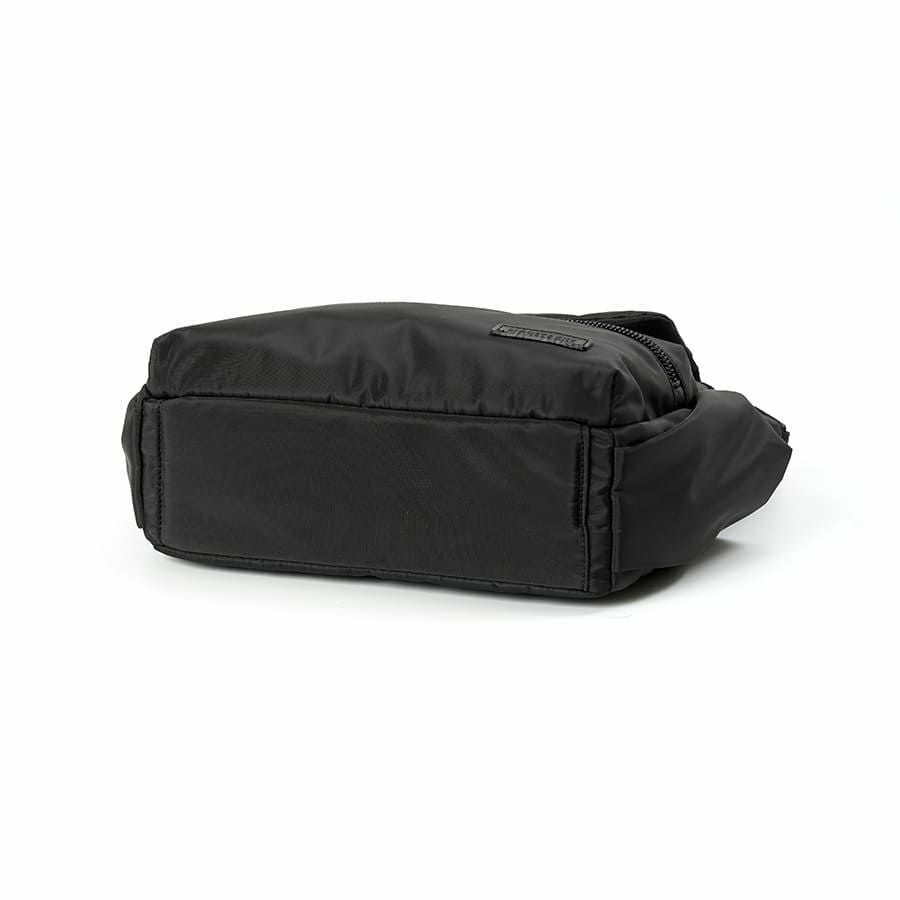 MOUSTACHE 2wayミニトートバッグ マットポリエステル×ラバー調合皮×イタリアンヌメ牛革 BNB-4443