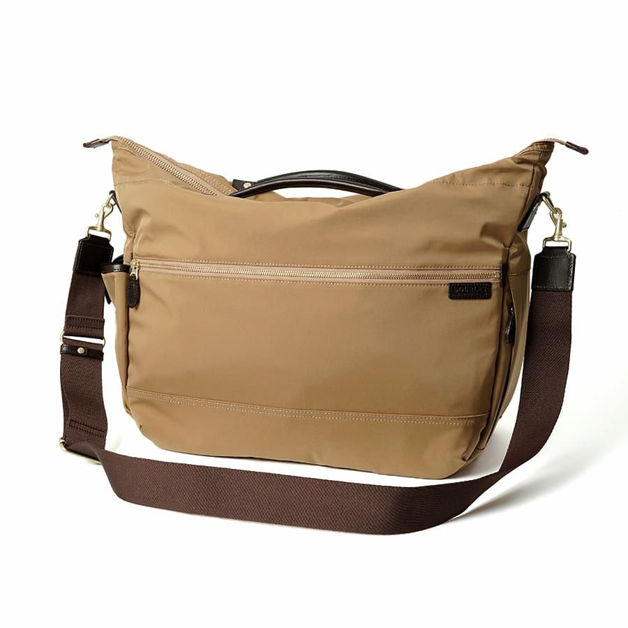 DOUBLES 2wayショルダーバッグ ナイロン×牛革 JPE-1852