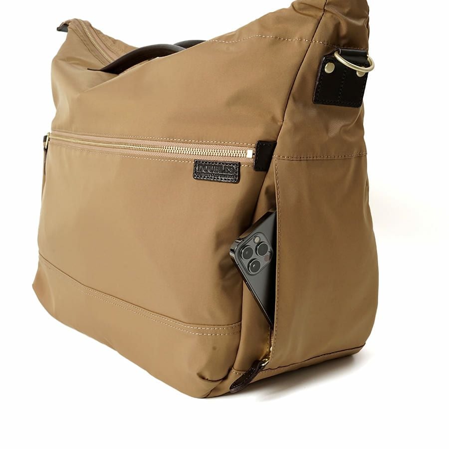 DOUBLES 2wayショルダーバッグ ナイロン×牛革 JPE-1852