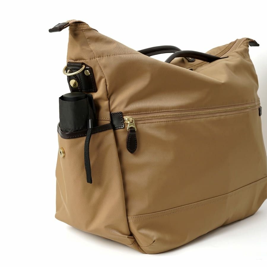DOUBLES 2wayショルダーバッグ ナイロン×牛革 JPE-1852