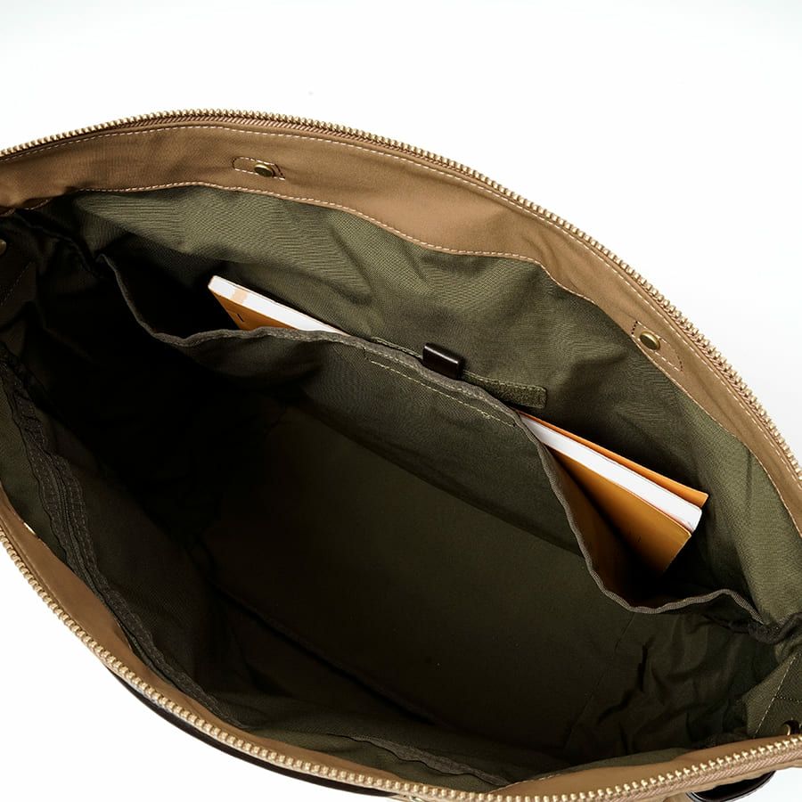 DOUBLES 2wayショルダーバッグ ナイロン×牛革 JPE-1852