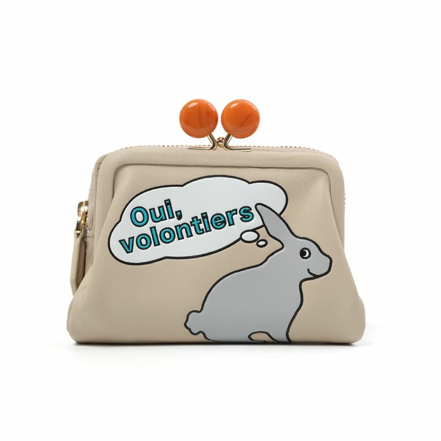 公式】 ESSENCE OF POISON がま口二つ折り財布 牛革 KIR-3321