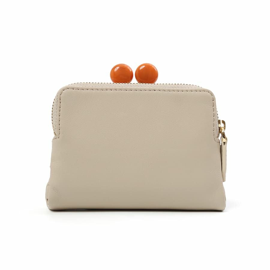 ESSENCE OF POISON がま口二つ折り財布 牛革 KIR-3321