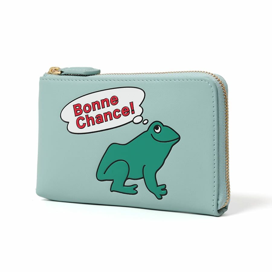 ESSENCE OF POISON L字ファスナースリムウォレット 牛革 KIR-3322