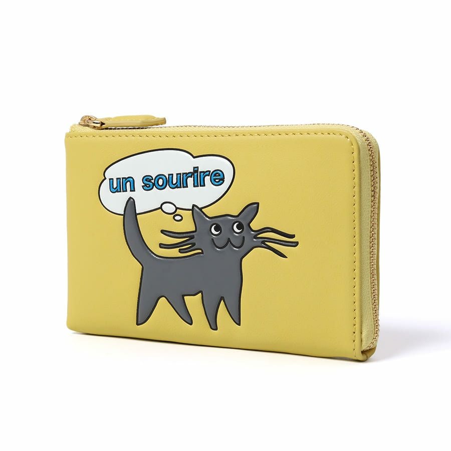 ESSENCE OF POISON L字ファスナースリムウォレット 牛革 KIR-3322