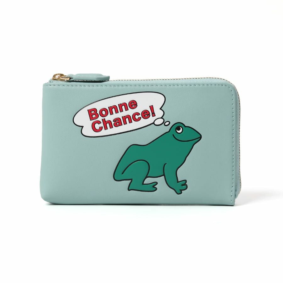 ESSENCE OF POISON L字ファスナースリムウォレット 牛革 KIR-3322