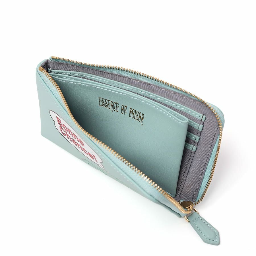 ESSENCE OF POISON L字ファスナースリムウォレット 牛革 KIR-3322