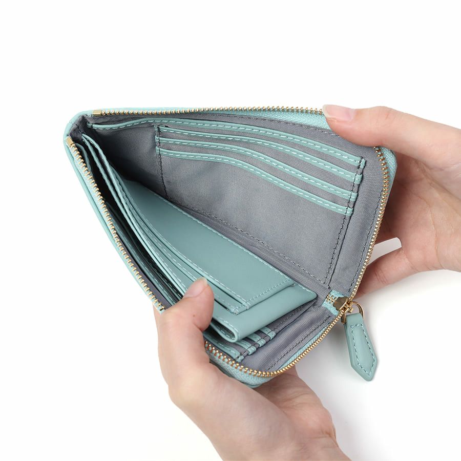 ESSENCE OF POISON L字ファスナースリムウォレット 牛革 KIR-3322