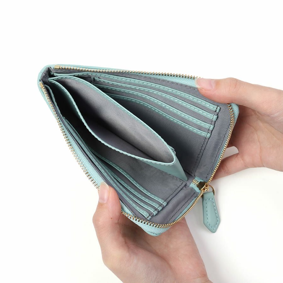 ESSENCE OF POISON L字ファスナースリムウォレット 牛革 KIR-3322