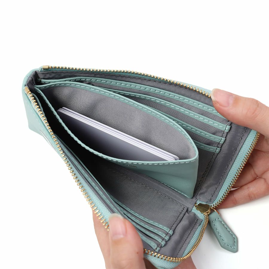 ESSENCE OF POISON L字ファスナースリムウォレット 牛革 KIR-3322