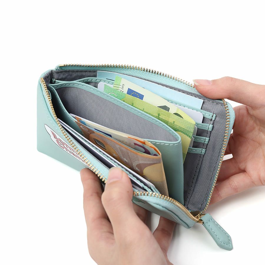 ESSENCE OF POISON L字ファスナースリムウォレット 牛革 KIR-3322