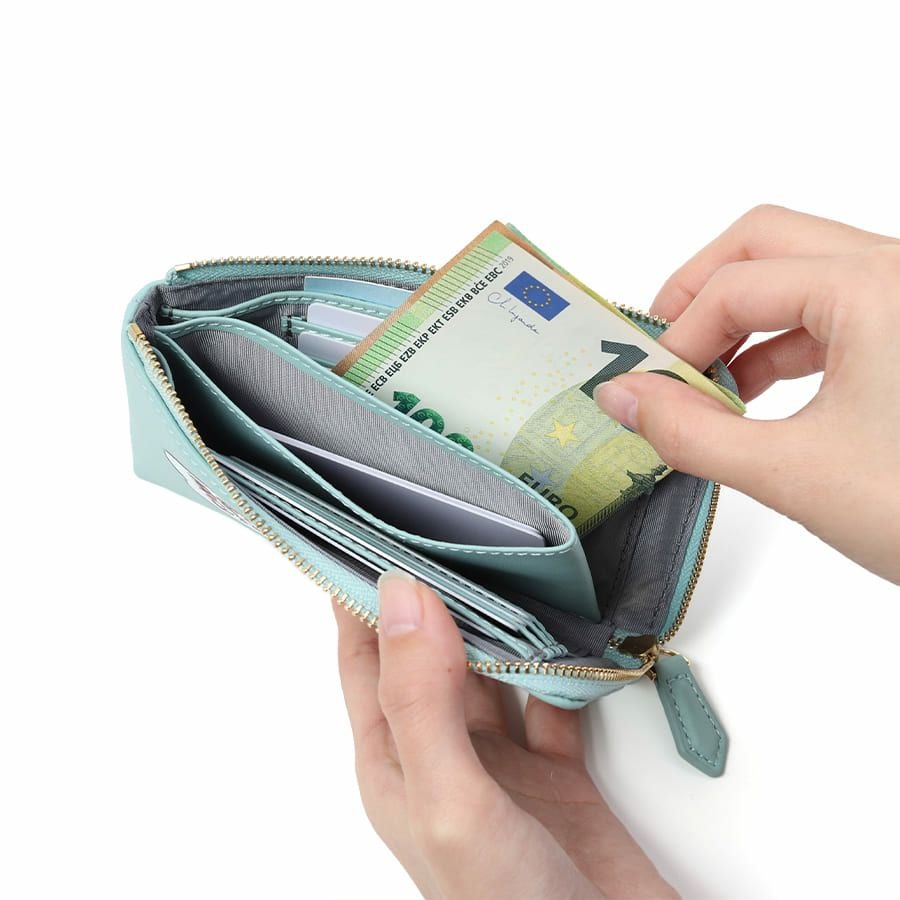 ESSENCE OF POISON L字ファスナースリムウォレット 牛革 KIR-3322