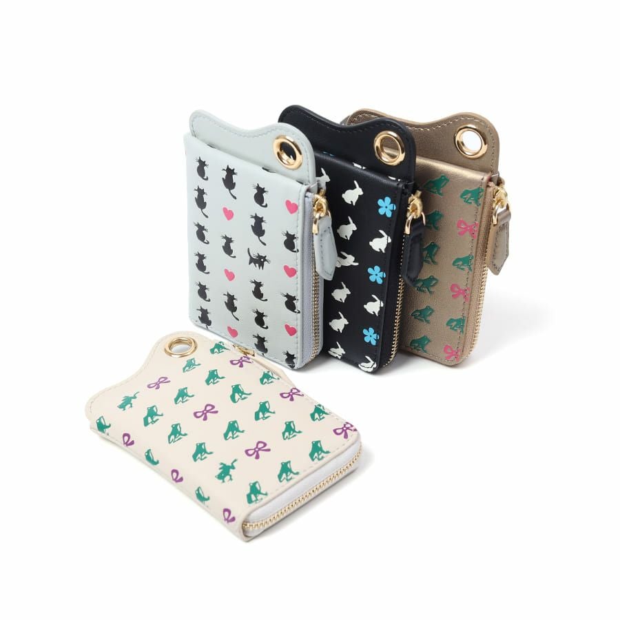 ESSENCE OF POISON パスケース一体型ウォレット 牛革 KPO-3311