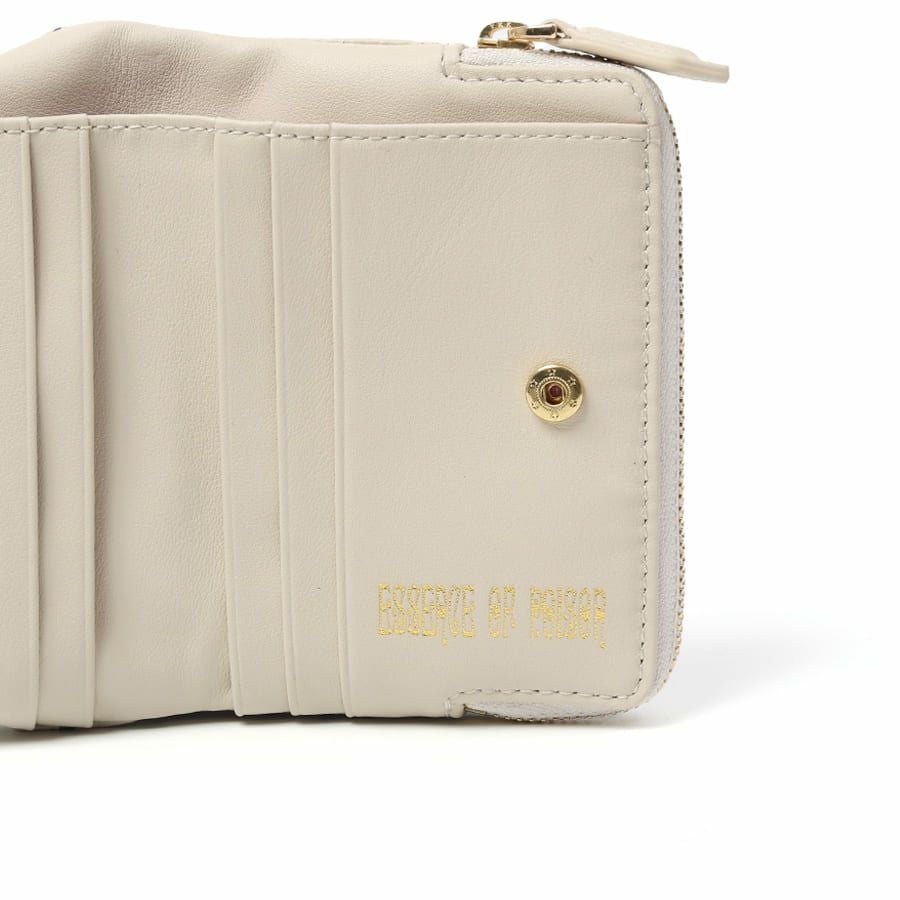 ESSENCE OF POISON がま口二つ折り財布 牛革 KPO-3312