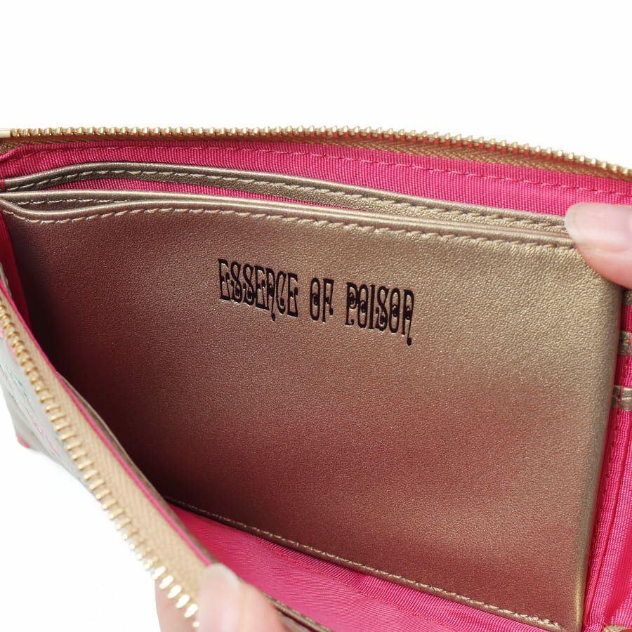 ESSENCE OF POISON スリムウォレット 牛革 KPO-3313