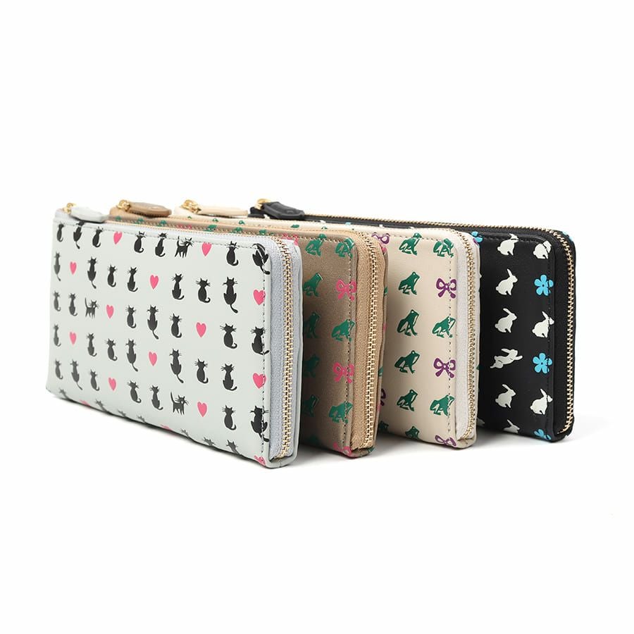 ESSENCE OF POISON L字ファスナースリムウォレット 牛革 KPO-3314