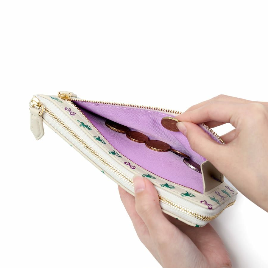 ESSENCE OF POISON L字ファスナースリムウォレット 牛革 KPO-3314