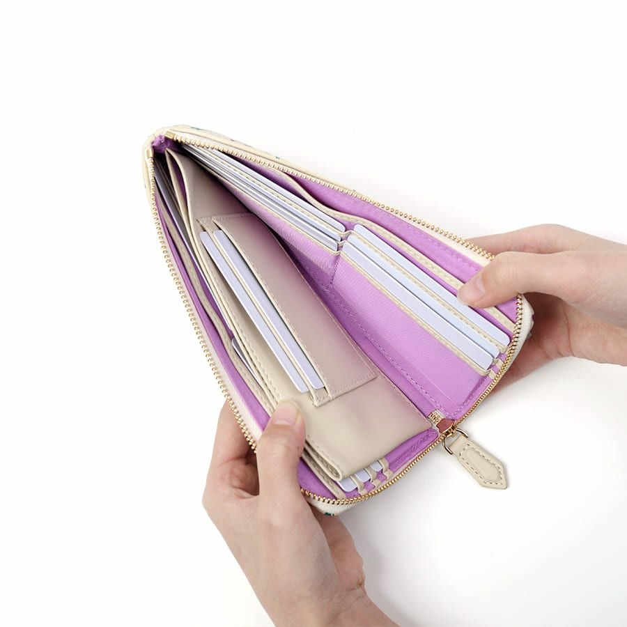 ESSENCE OF POISON L字ファスナースリムウォレット 牛革 KPO-3314