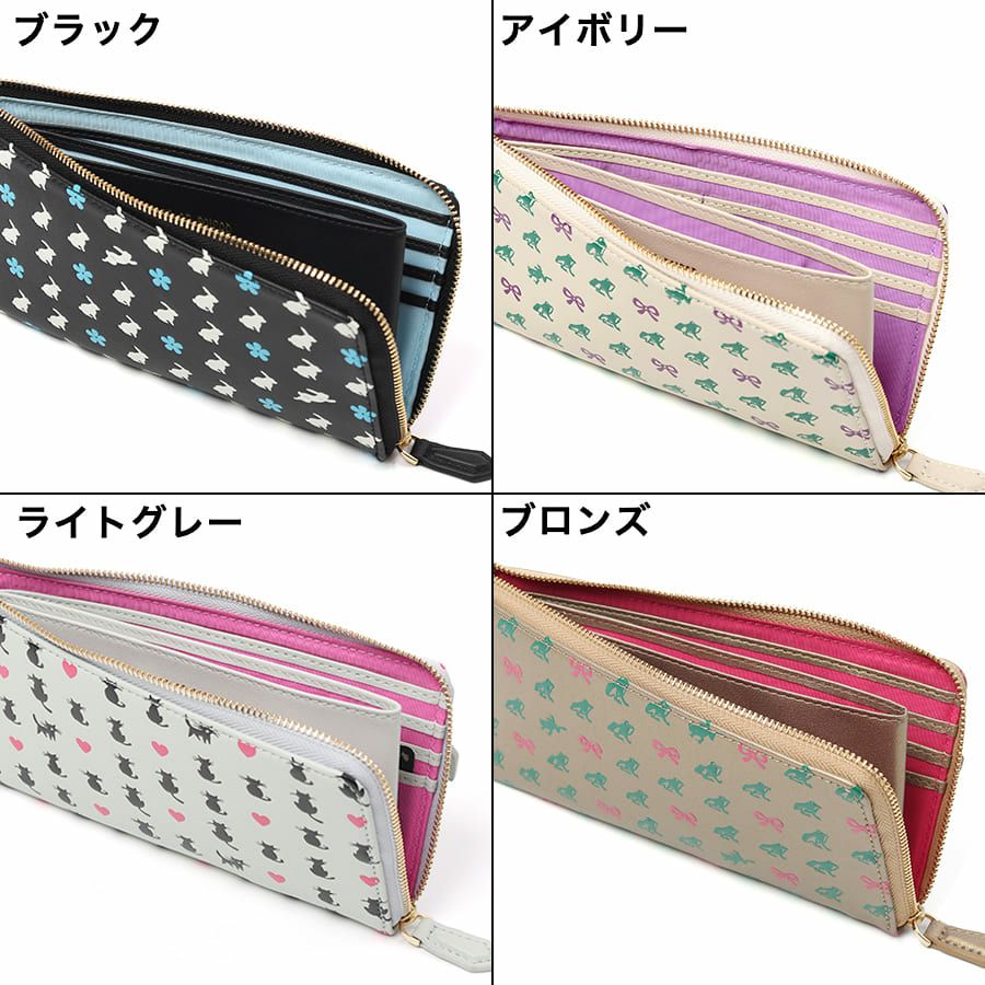 ESSENCE OF POISON L字ファスナースリムウォレット 牛革 KPO-3314