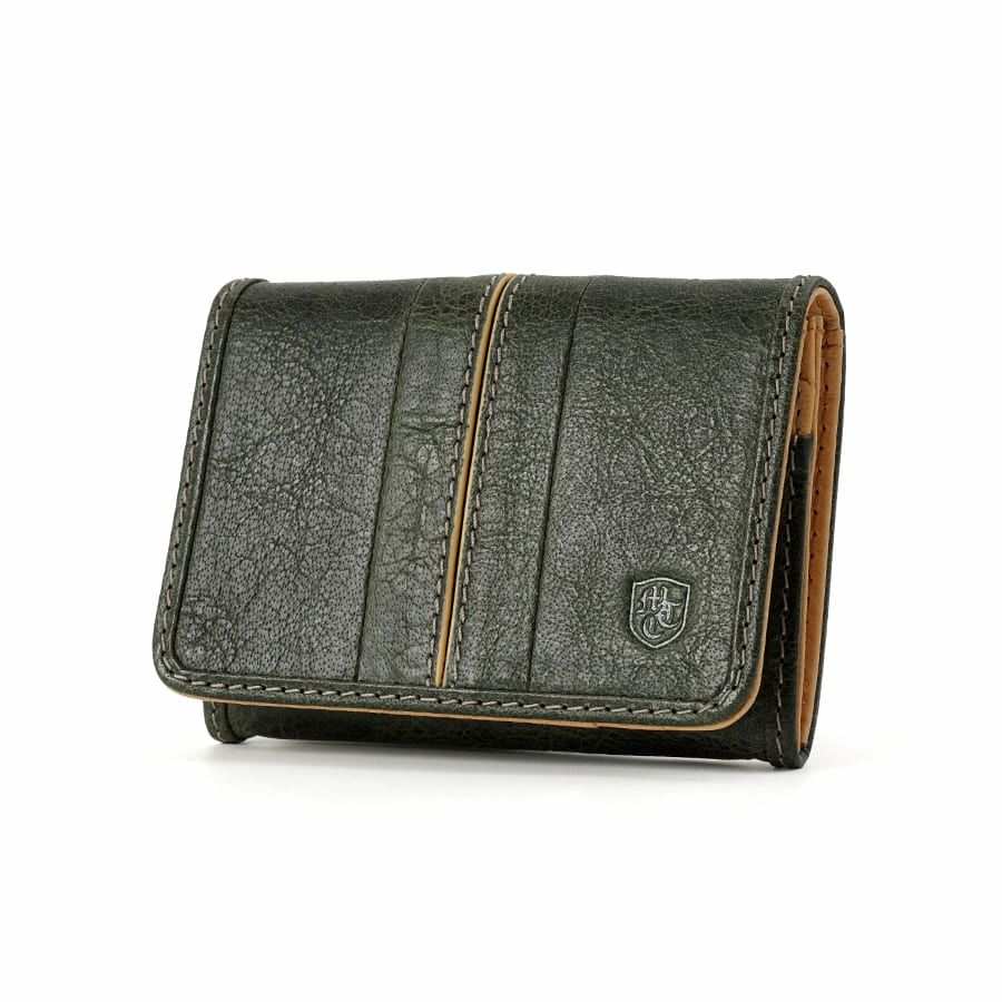 MOUSTACHE カード入れ イタリアンバッファロー革×ゴート革 KBR-0470