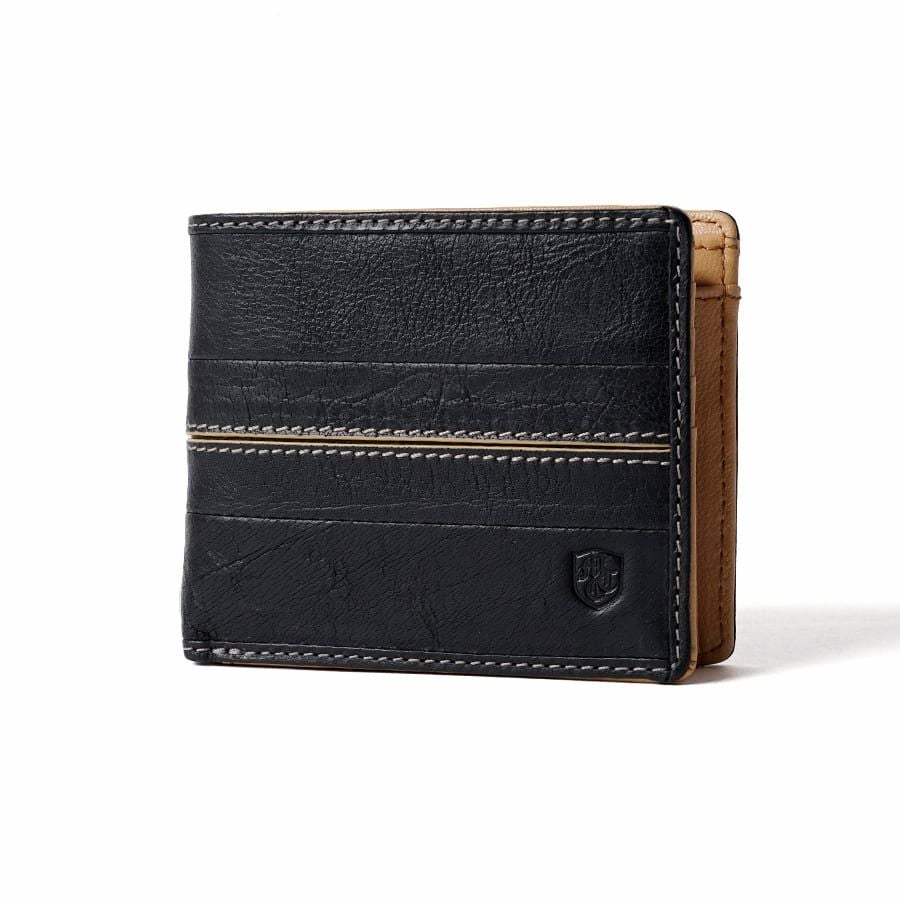 MOUSTACHE 二つ折り財布 イタリアンバッファロー革×ゴート革 KBR-0472