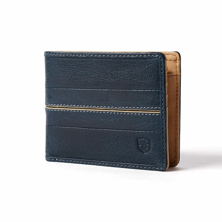 公式】 MOUSTACHE 二つ折り財布 イタリアンバッファロー革×ゴート革