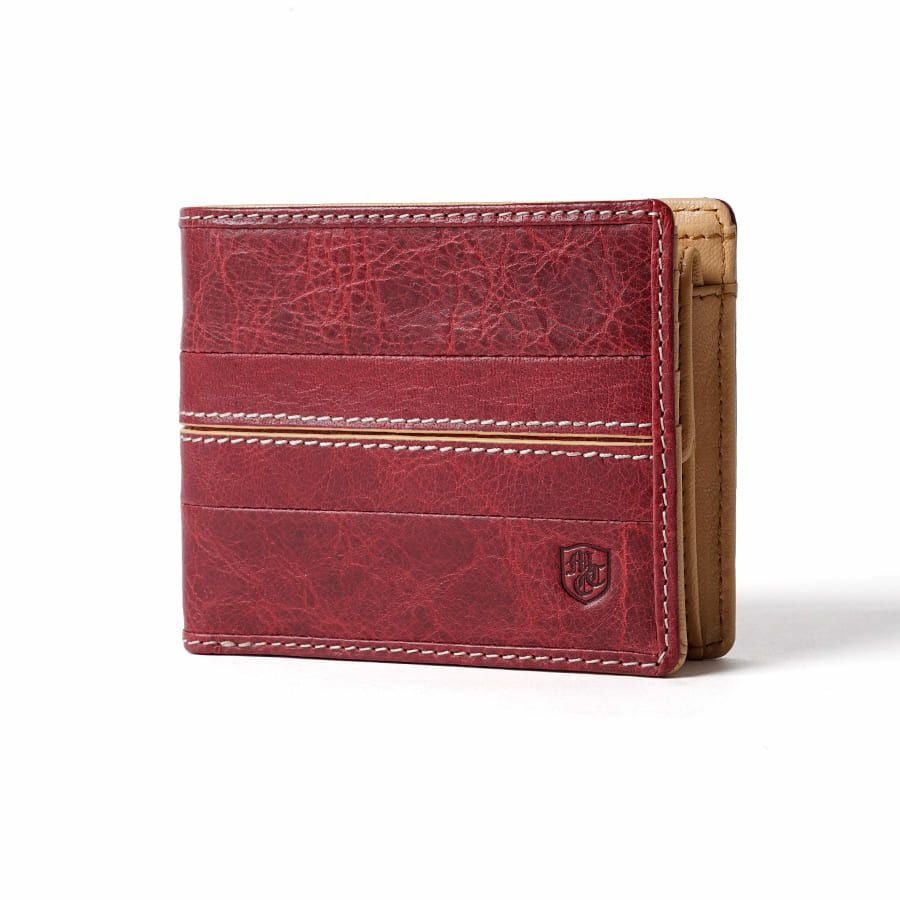 MOUSTACHE 二つ折り財布 イタリアンバッファロー革×ゴート革 KBR-0472