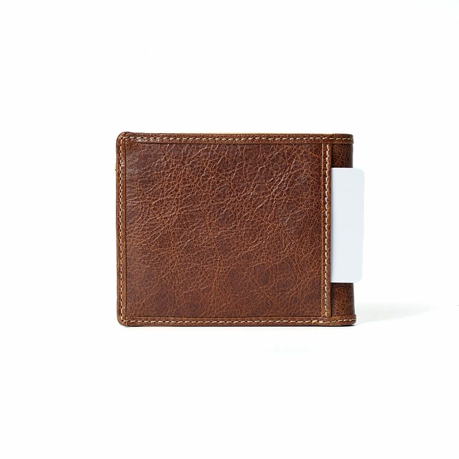 MOUSTACHE 二つ折り財布 イタリアンバッファロー革×ゴート革 KBR-0472