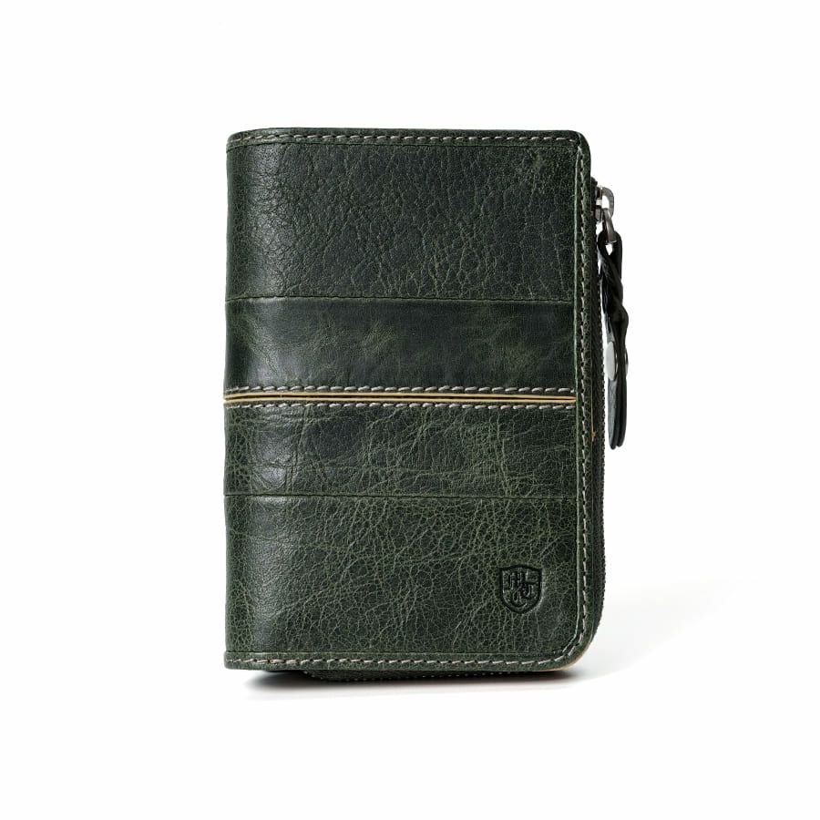 MOUSTACHE ミドルウォレット イタリアンバッファロー革×ゴート革 KBR-0473