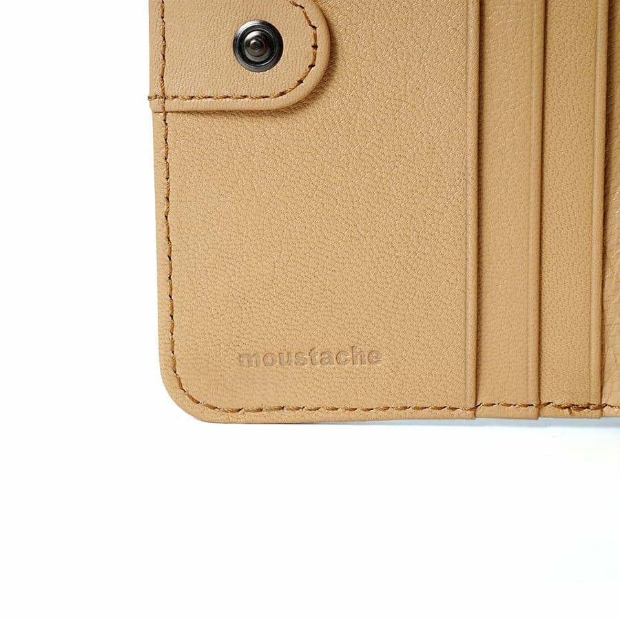 MOUSTACHE ミドルウォレット イタリアンバッファロー革×ゴート革 KBR-0473