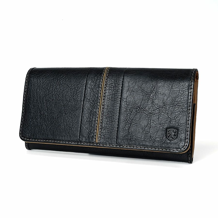 MOUSTACHE 長財布 イタリアンバッファロー革×ゴート革 KBR-0474