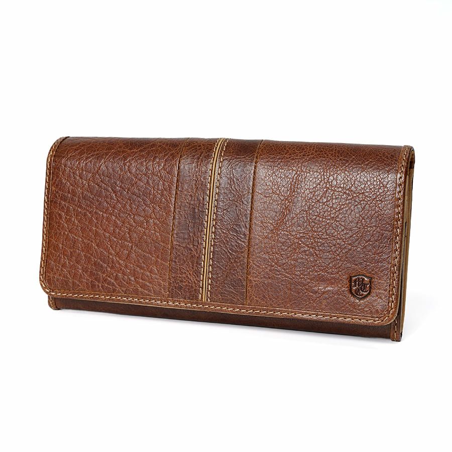 MOUSTACHE 長財布 イタリアンバッファロー革×ゴート革 KBR-0474