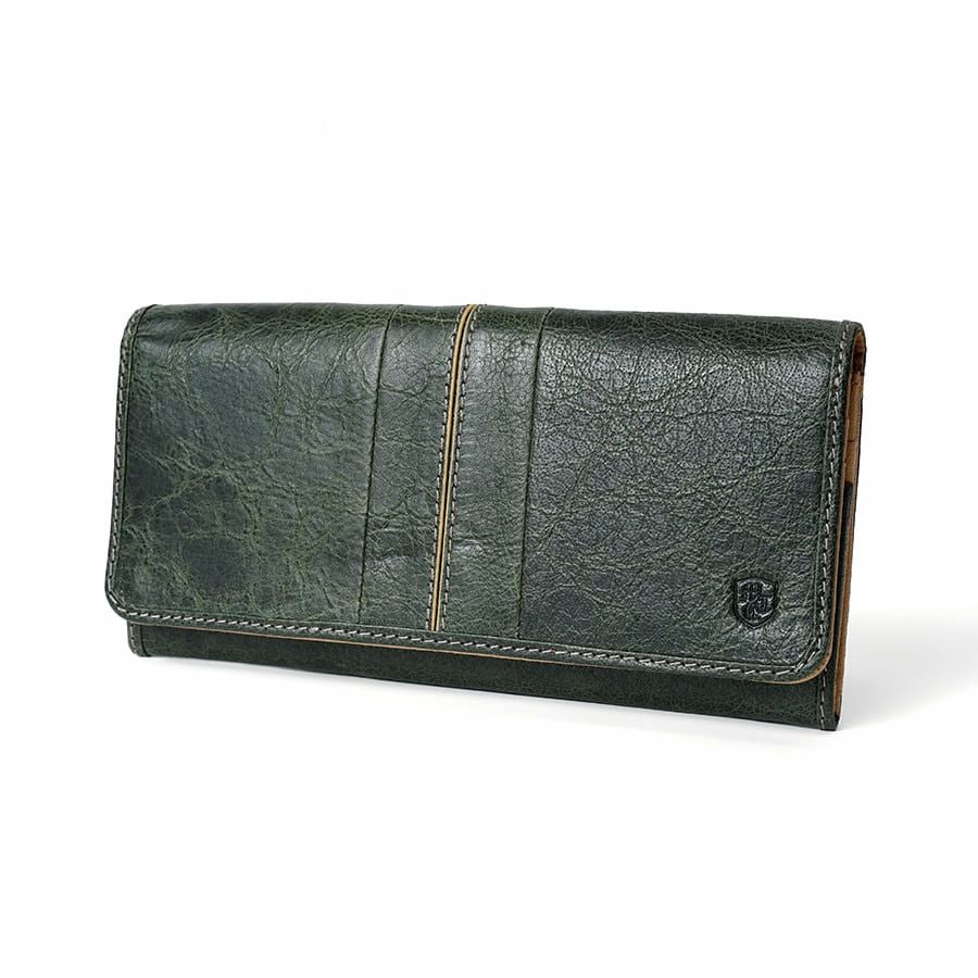 MOUSTACHE 長財布 イタリアンバッファロー革×ゴート革 KBR-0474