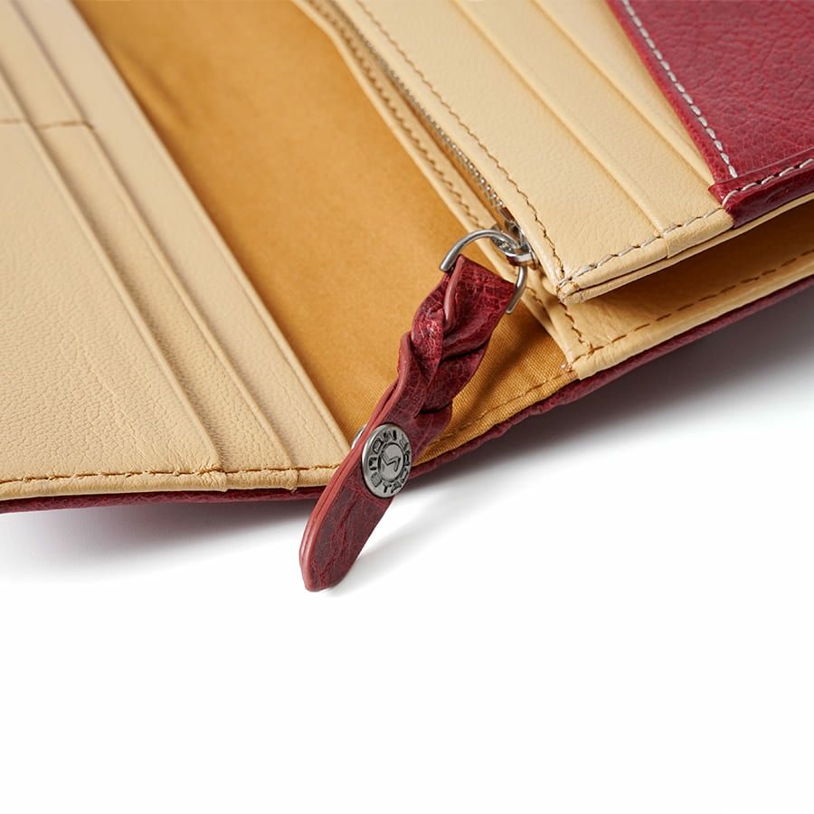 MOUSTACHE 長財布 イタリアンバッファロー革×ゴート革 KBR-0474