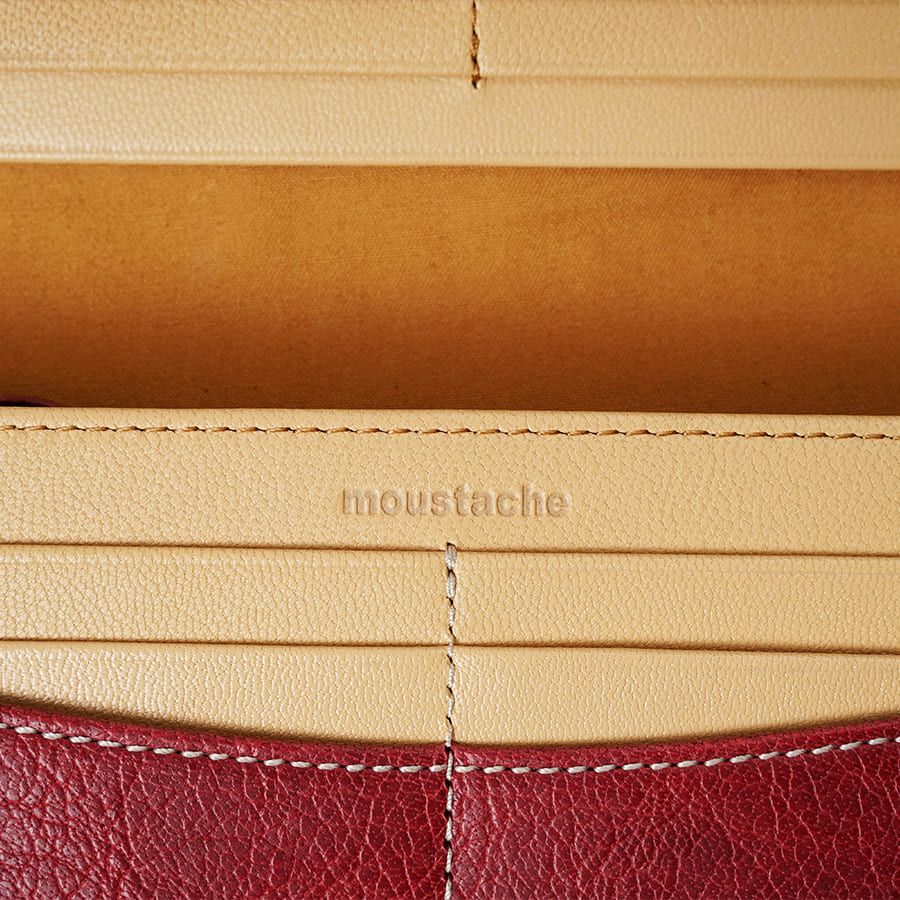 MOUSTACHE 長財布 イタリアンバッファロー革×ゴート革 KBR-0474