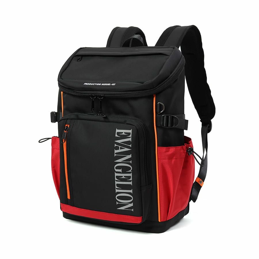 【エヴァンゲリオンコラボ】 マチ拡張 スクエアリュックサック 24-30L ポリエステル MEV-4007