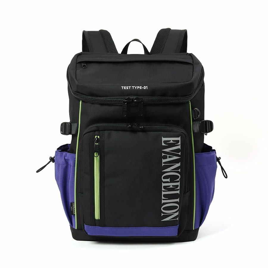 【エヴァンゲリオンコラボ】 マチ拡張 スクエアリュックサック 24-30L ポリエステル MEV-4007