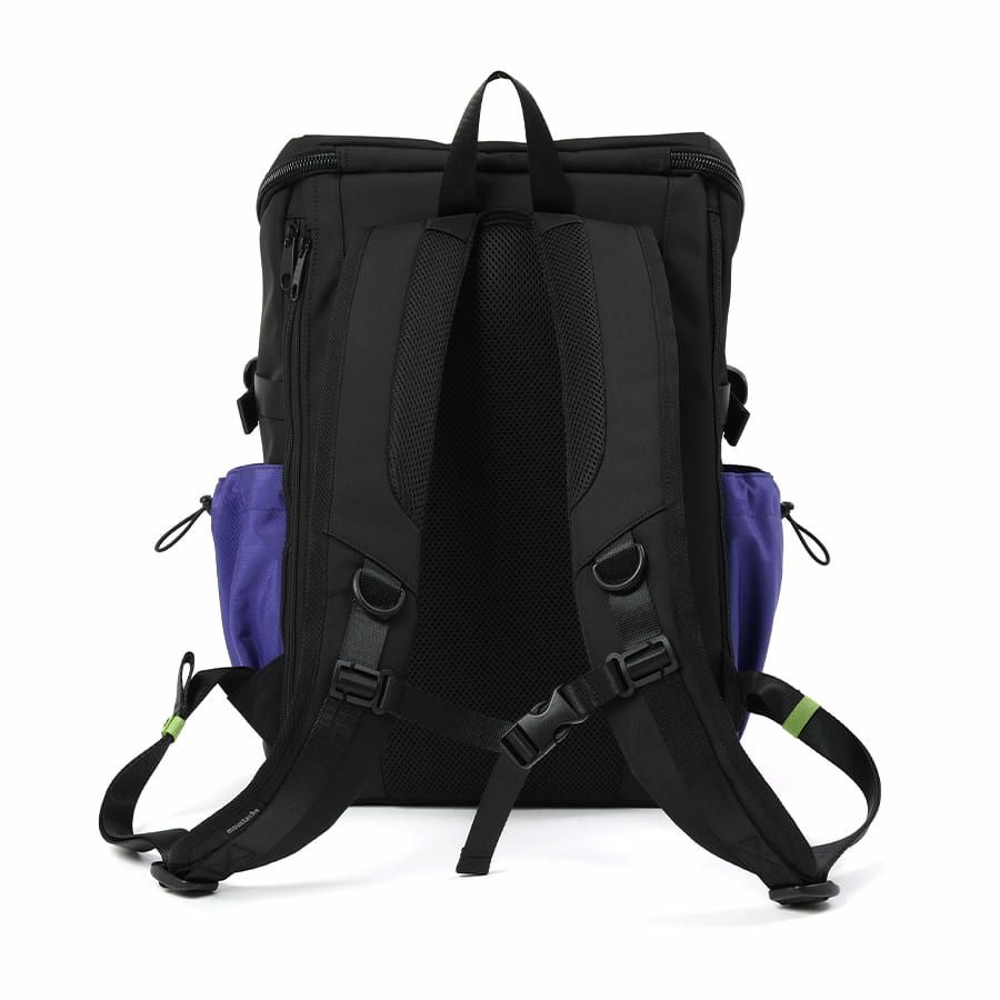 【エヴァンゲリオンコラボ】 マチ拡張 スクエアリュックサック 24-30L ポリエステル MEV-4007