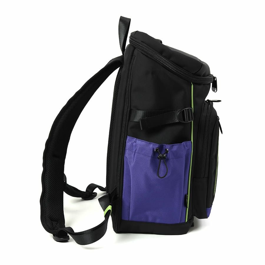 【エヴァンゲリオンコラボ】 マチ拡張 スクエアリュックサック 24-30L ポリエステル MEV-4007