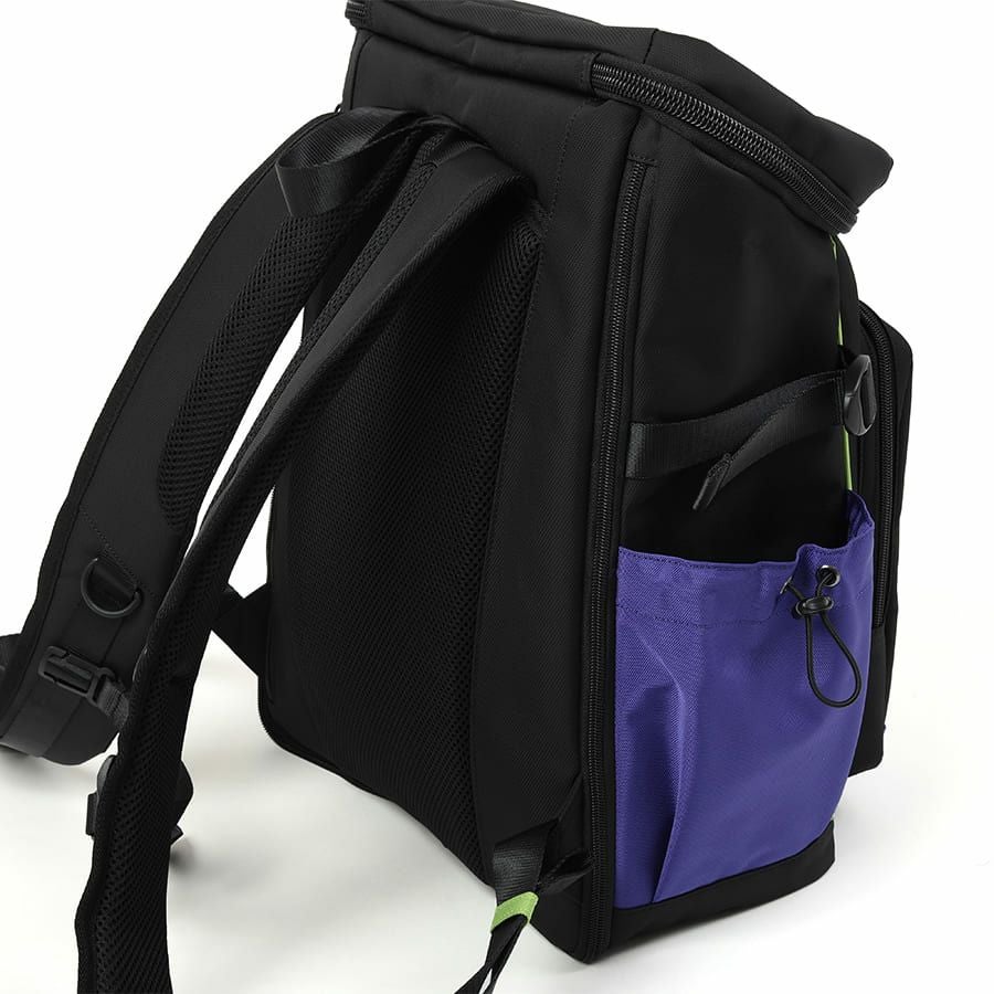 【エヴァンゲリオンコラボ】 マチ拡張 スクエアリュックサック 24-30L ポリエステル MEV-4007