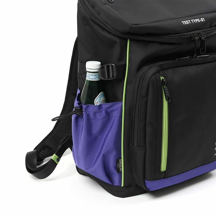 【エヴァンゲリオンコラボ】 マチ拡張 スクエアリュックサック 24-30L ポリエステル MEV-4007