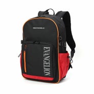 【エヴァンゲリオンコラボ】 MOUSTACHE マチ拡張 ラウンドリュックサック 24-30L ポリエステル MEV-4008