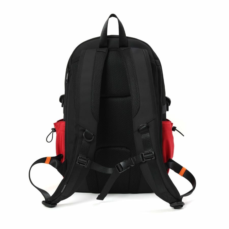 エヴァンゲリオンコラボ】 MOUSTACHE マチ拡張 ラウンドリュックサック 24-30L ポリエステル MEV-4008