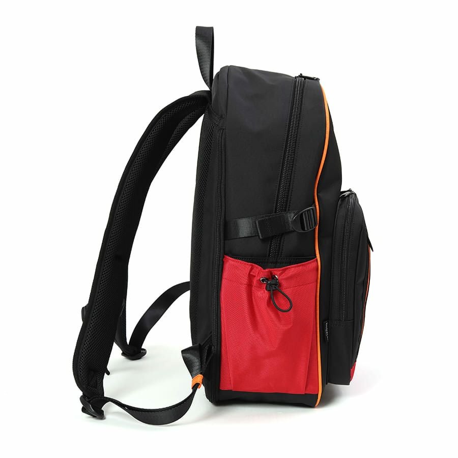 エヴァンゲリオンコラボ】 MOUSTACHE マチ拡張 ラウンドリュックサック 24-30L ポリエステル MEV-4008