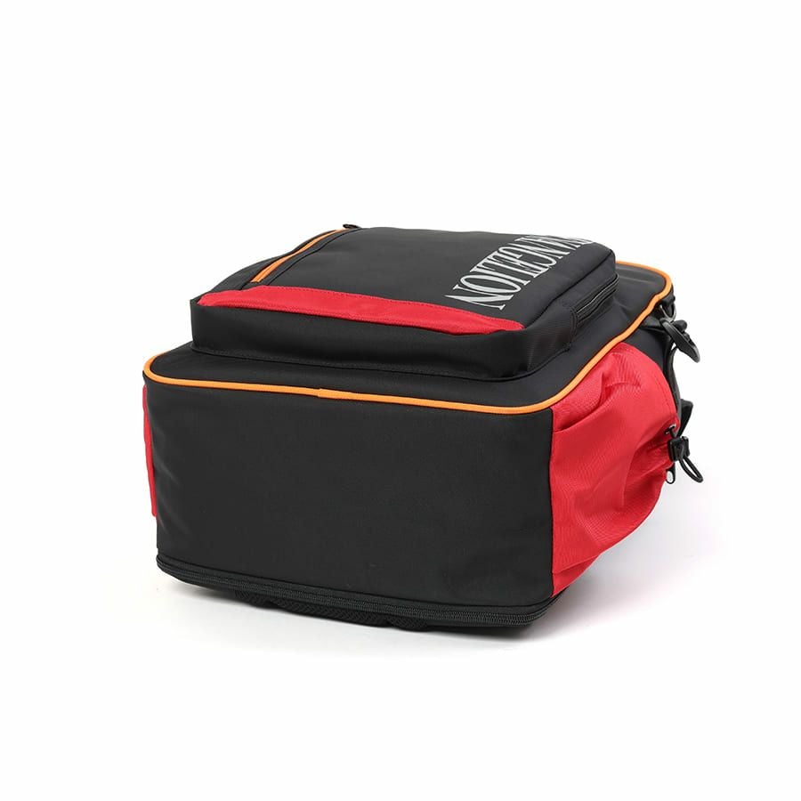 エヴァンゲリオンコラボ】 MOUSTACHE マチ拡張 ラウンドリュックサック 24-30L ポリエステル MEV-4008