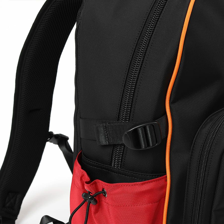 エヴァンゲリオンコラボ】 MOUSTACHE マチ拡張 ラウンドリュックサック 24-30L ポリエステル MEV-4008